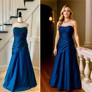 Mori Lee Strapless Formal Dress Size 13/14